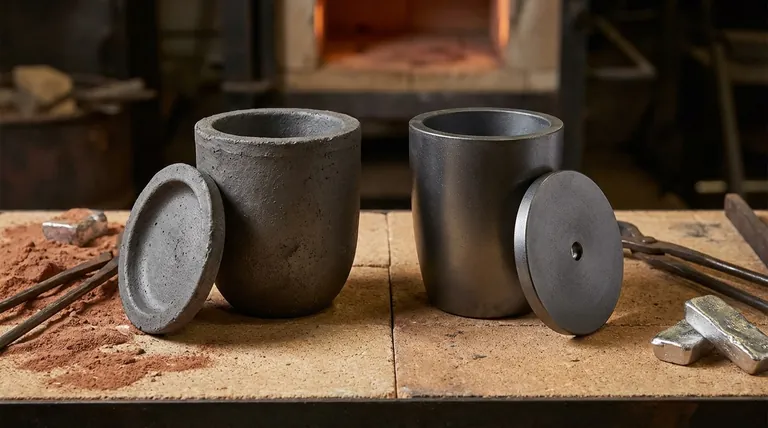 Was ist der Unterschied zwischen Ton-Graphit-Tiegeln und Siliziumkarbid-Tiegeln? Ein Leitfaden zur Maximierung Ihrer Schmelzeffizienz