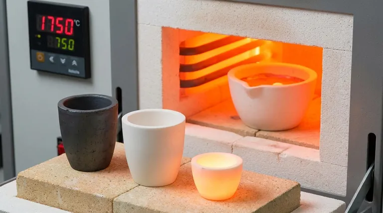 Que temperatura um cadinho pode suportar? Um Guia para a Seleção de Materiais para Fusão Segura