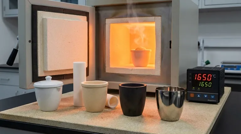 Qual cadinho é usado para queimar amostras em alta temperatura? Um Guia para Porcelana, Alumina e Mais