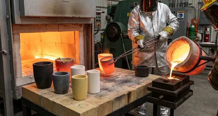 哪种坩埚容器可以承受高温并用于金属和玻璃?为您的工艺选择合适的材料