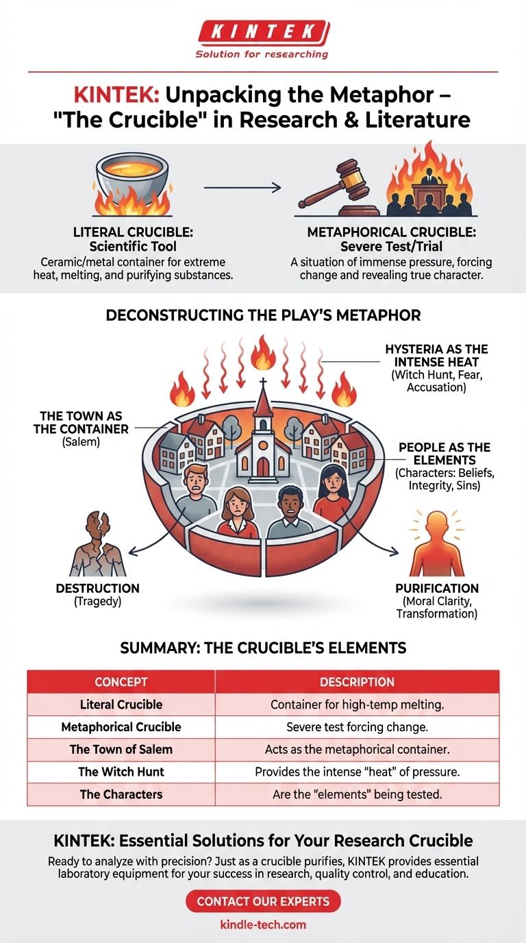 Comment un creuset est-il utilisé dans le creuset ? Décryptage de la puissante métaphore d'Arthur Miller Guide Visuel