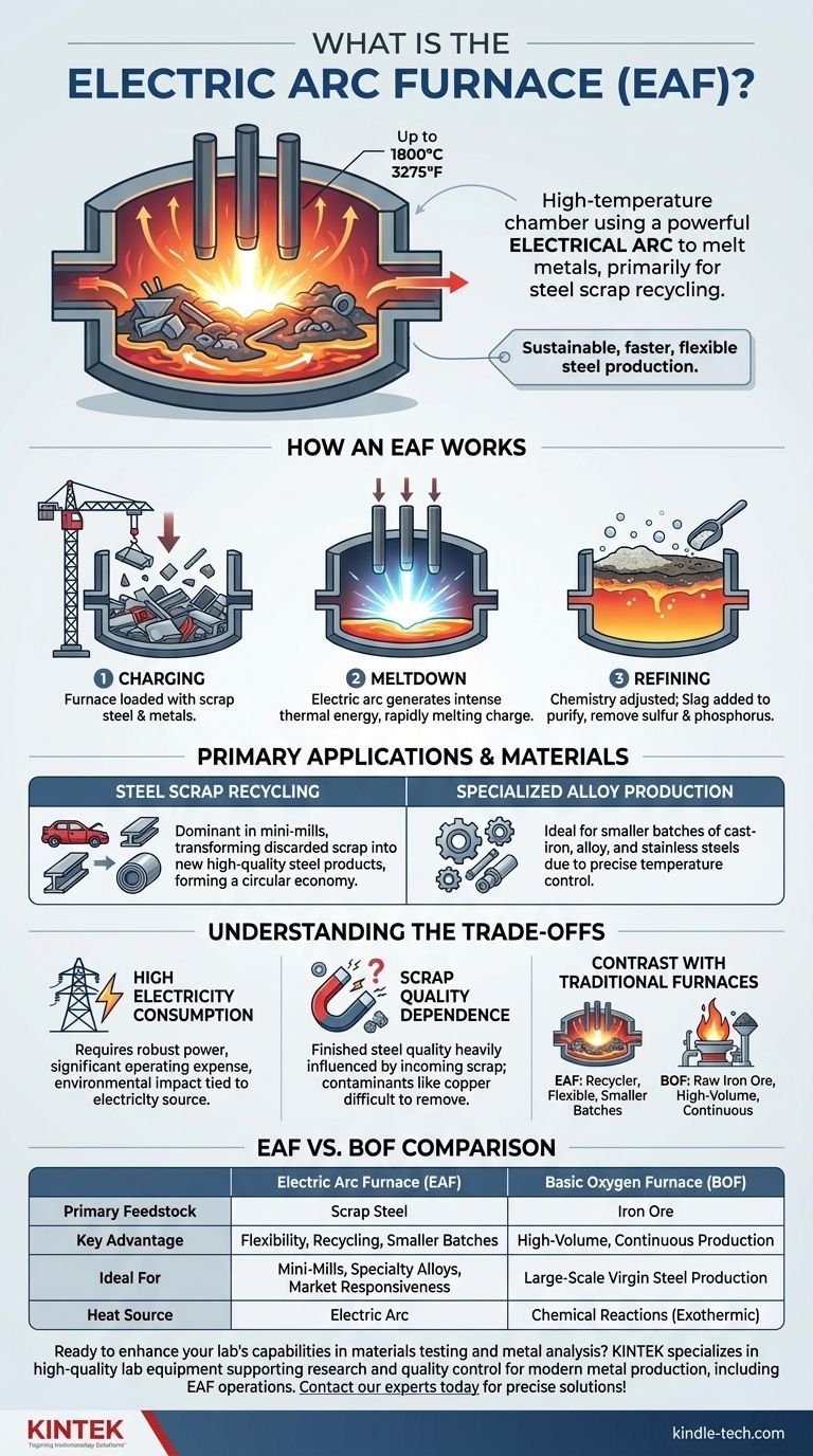 ما هو فرن القوس الكهربائي؟ حل مستدام لإعادة تدوير الفولاذ الحديثة دليل مرئي