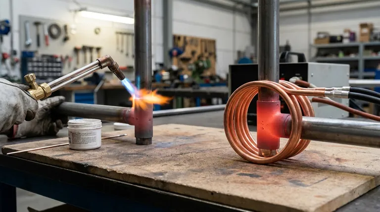 ガスろう付けと誘導ろう付けの違いは何ですか？プロジェクトに合った適切なろう付け方法を選びましょう