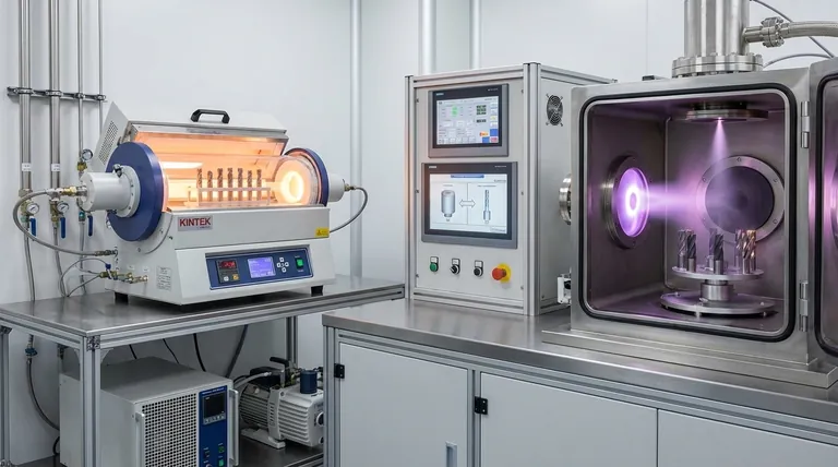 ¿Cómo se fabrican las herramientas con recubrimiento de diamante? CVD vs. PVD para un rendimiento máximo