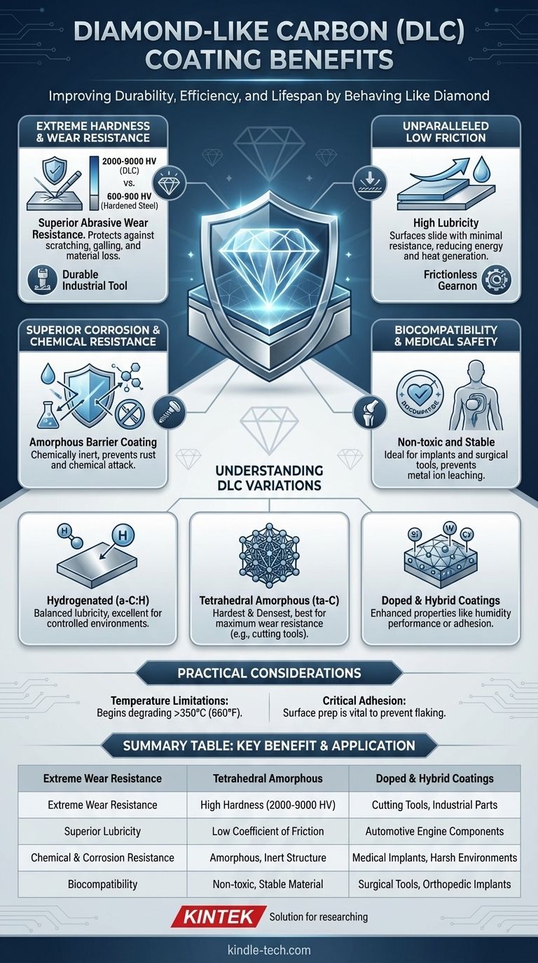 ¿Cuáles son los beneficios del recubrimiento de carbono tipo diamante? Aumente la vida útil de los componentes con dureza extrema y baja fricción Guía Visual