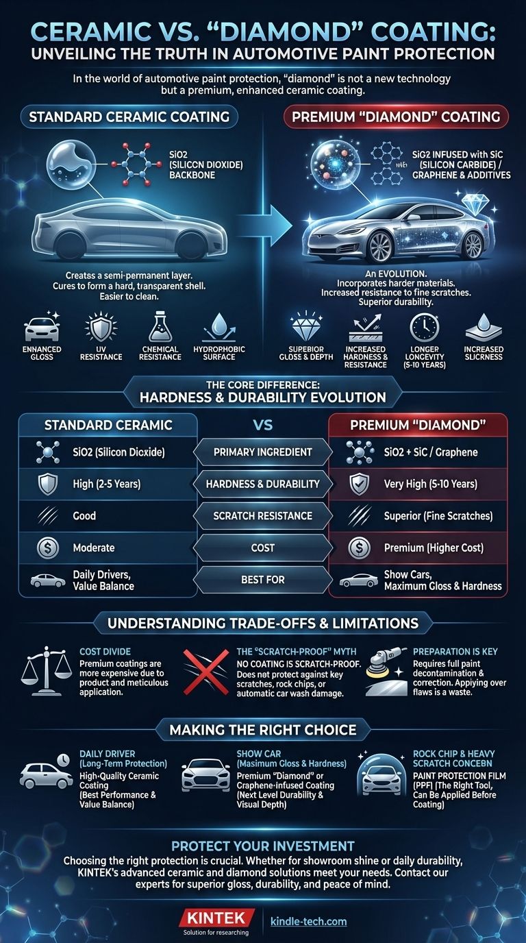 ما هو الأفضل: طلاء السيراميك أم طلاء الألماس؟ افتح قفل حماية فائقة لسيارتك دليل مرئي