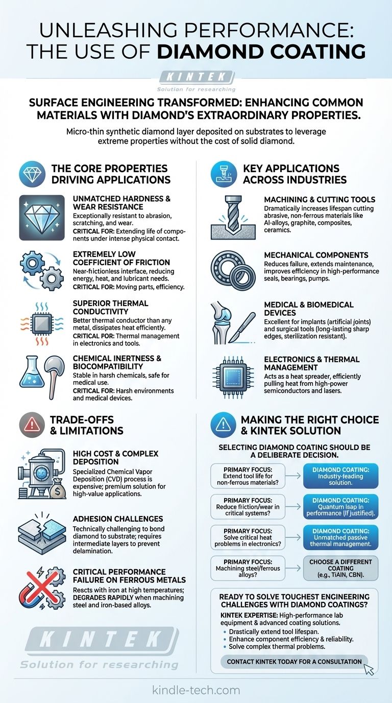 ما هو استخدام طلاء الماس؟ تحويل الأسطح بأداء فائق دليل مرئي