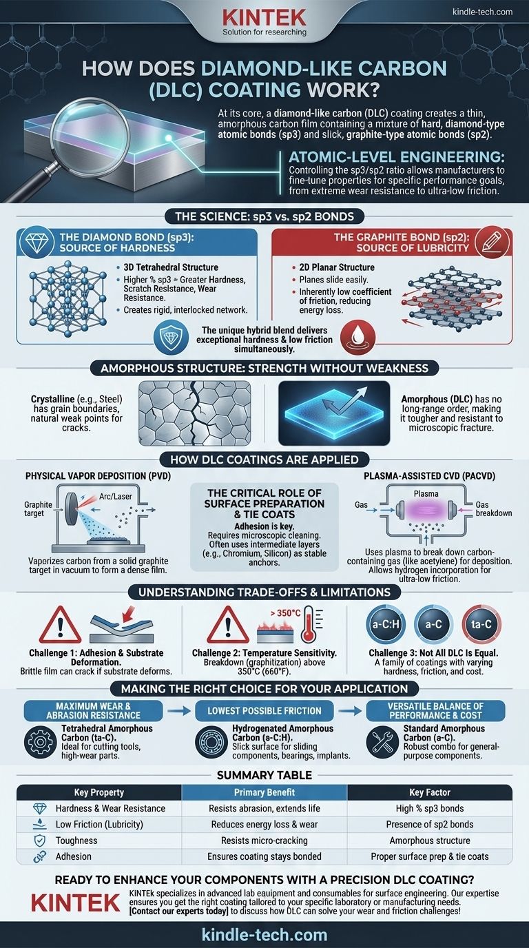 ¿Cómo funciona el recubrimiento tipo diamante? Desbloquee una dureza superior y una baja fricción Guía Visual