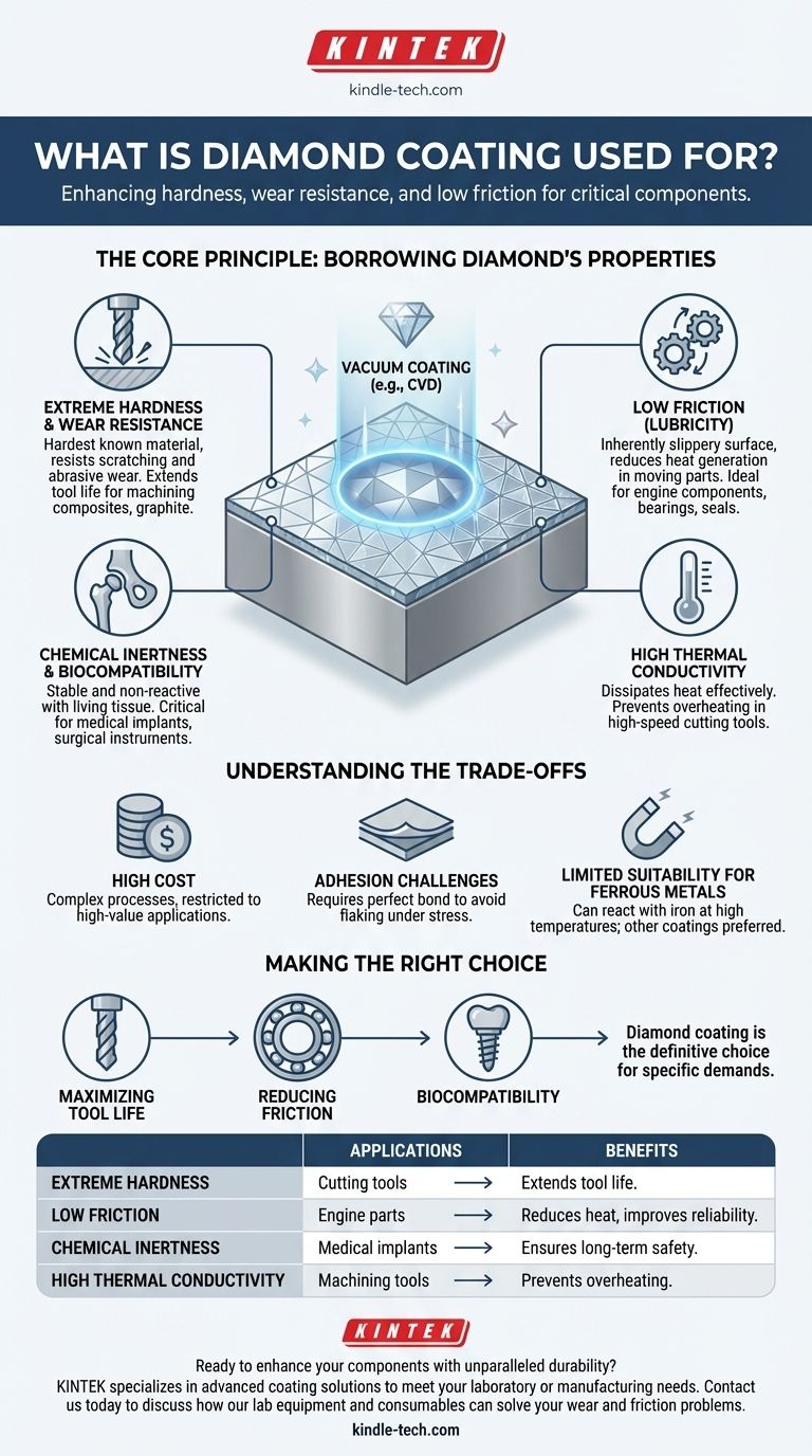 ¿Para qué se utiliza el recubrimiento de diamante? Aumente la durabilidad en aplicaciones extremas Guía Visual