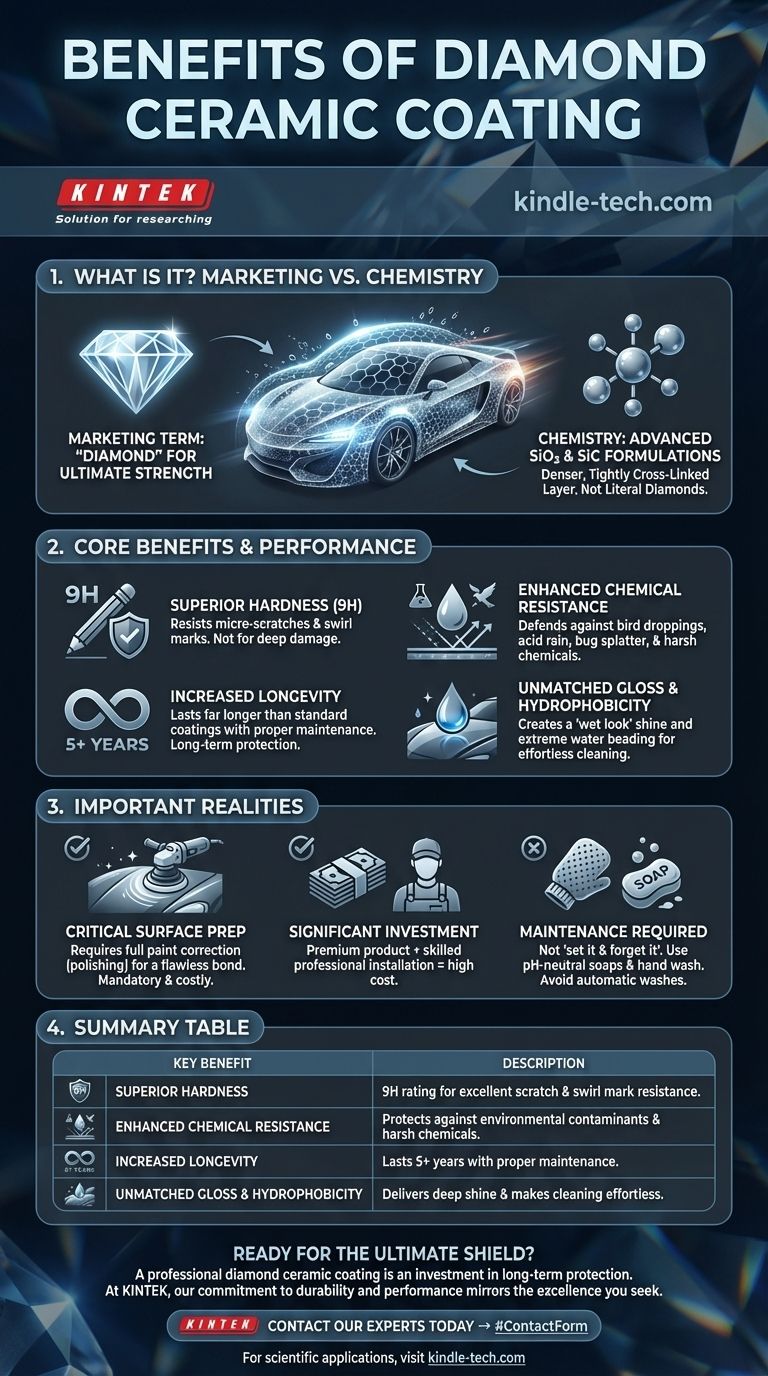 Quels sont les avantages du revêtement céramique diamant ? Débloquez une protection et une longévité maximales pour votre véhicule Guide Visuel