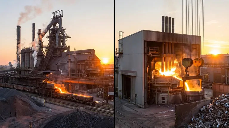 Quelle est la différence entre un haut fourneau et un four à arc électrique (FAE) ? Facteurs clés pour la stratégie de production d'acier