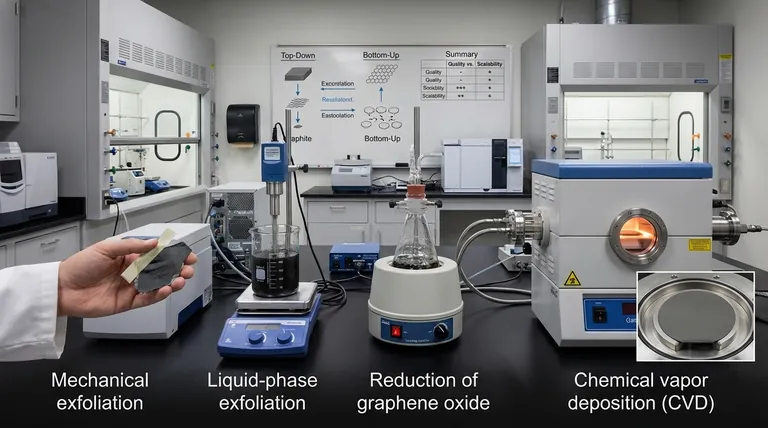 Каковы различные типы отшелушивания графена? Выберите правильный метод для вашего применения