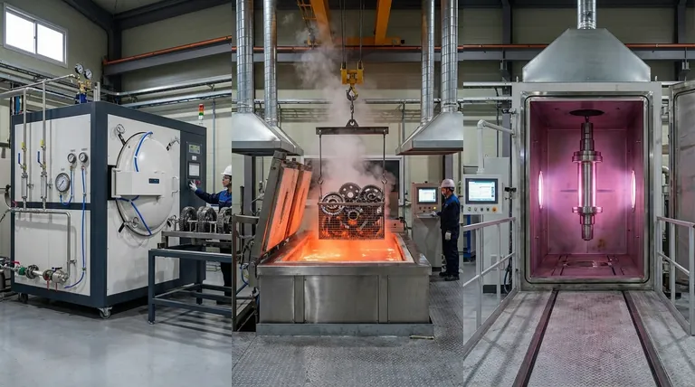 Quais são os diferentes tipos de processo de nitretação? A gás, banho de sal ou plasma?