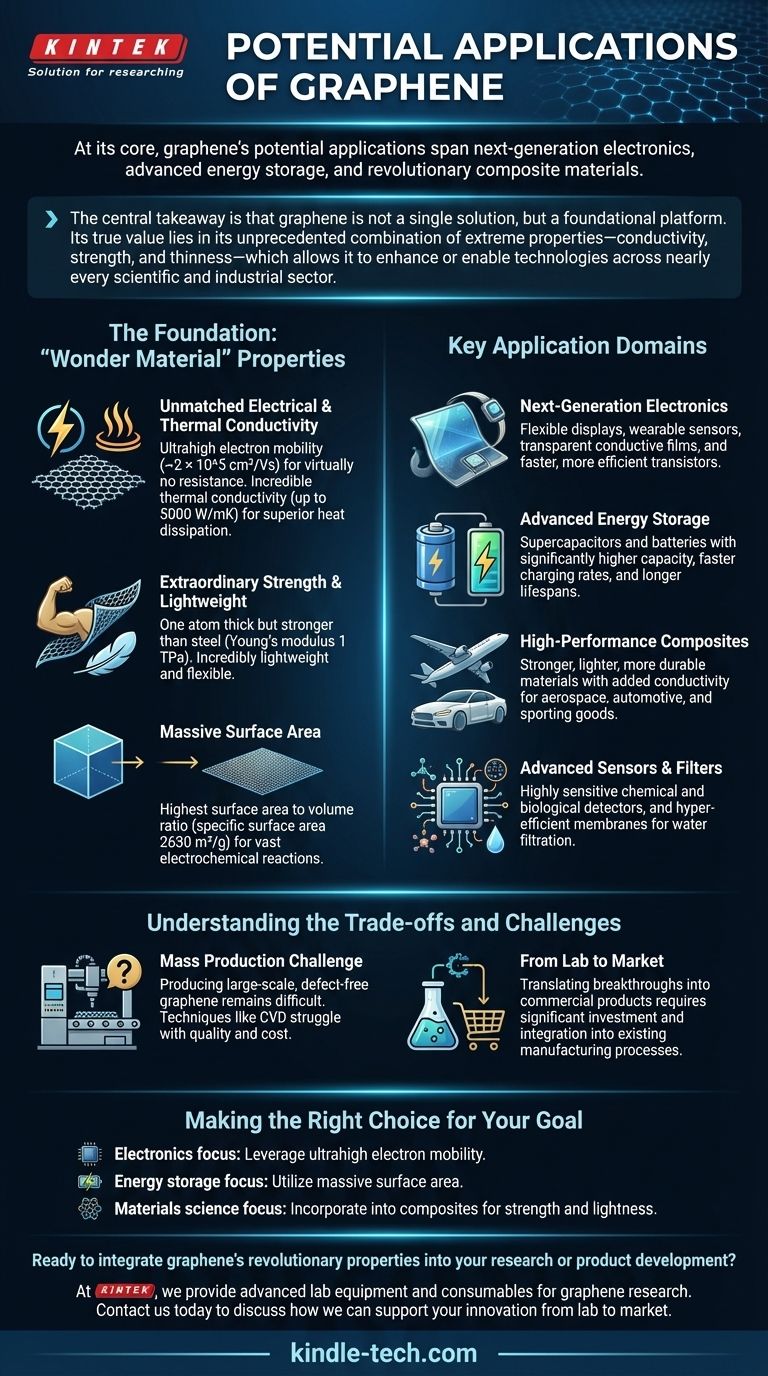 Quais são as aplicações potenciais do grafeno? Desbloqueando Eletrônicos, Energia e Materiais de Próxima Geração Guia Visual