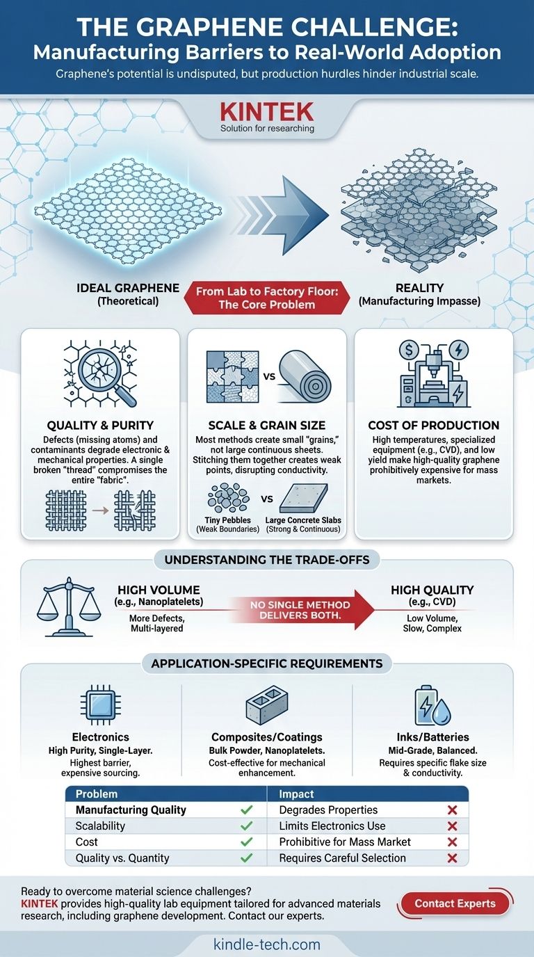 石墨烯技术的难题是什么？扩大高质量和具有成本效益的生产规模 图解指南