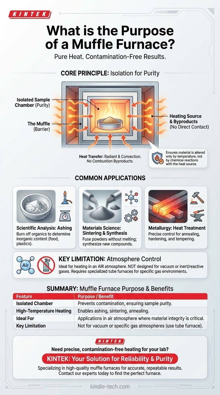ما هو الغرض من فرن الكومة؟ تحقيق تسخين نقي وخالٍ من التلوث في درجات حرارة عالية دليل مرئي