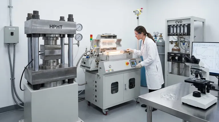 ラボグロウンダイヤモンドはすべてCVD製ですか?2つの主要な製造方法を理解する