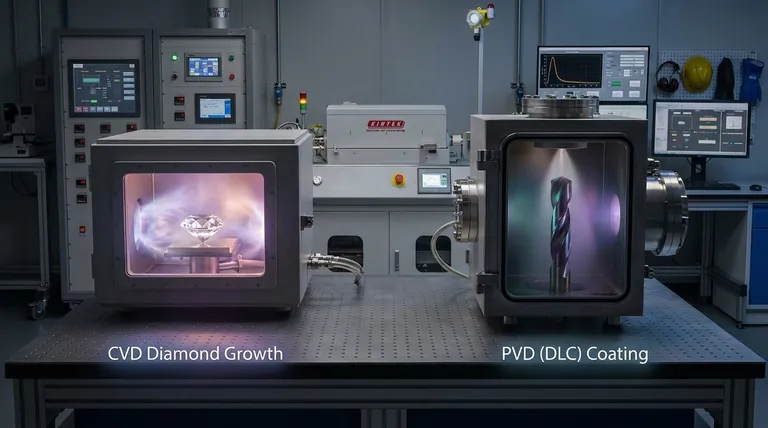 CVD和PVD金刚石有何区别？解析“制造”与“涂层”