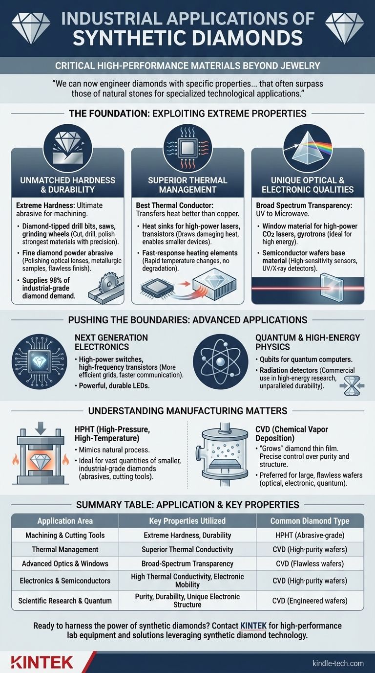 Для чего используются синтетические алмазы в промышленности? Питание высокотехнологичных инструментов и электроники Визуальное руководство