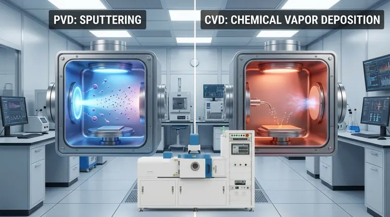 Является ли напыление (sputtering) PVD или CVD? Понимание ключевых различий в осаждении тонких пленок