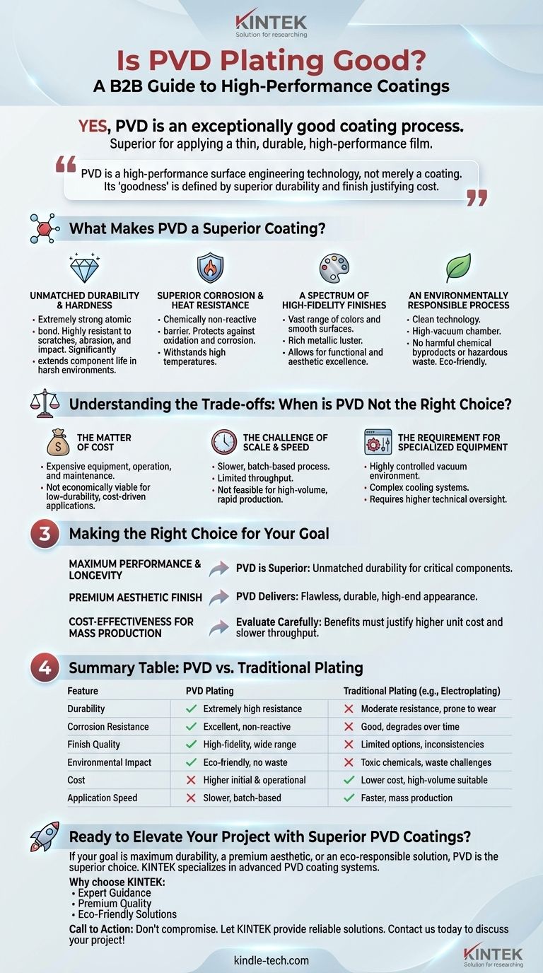 Ist PVD-Beschichtung gut? Der ultimative Leitfaden für langlebige Hochleistungsbeschichtungen Visuelle Anleitung