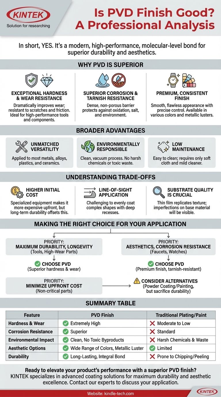Хорошо ли покрытие PVD? Откройте для себя превосходную долговечность современных технологий нанесения покрытий Визуальное руководство