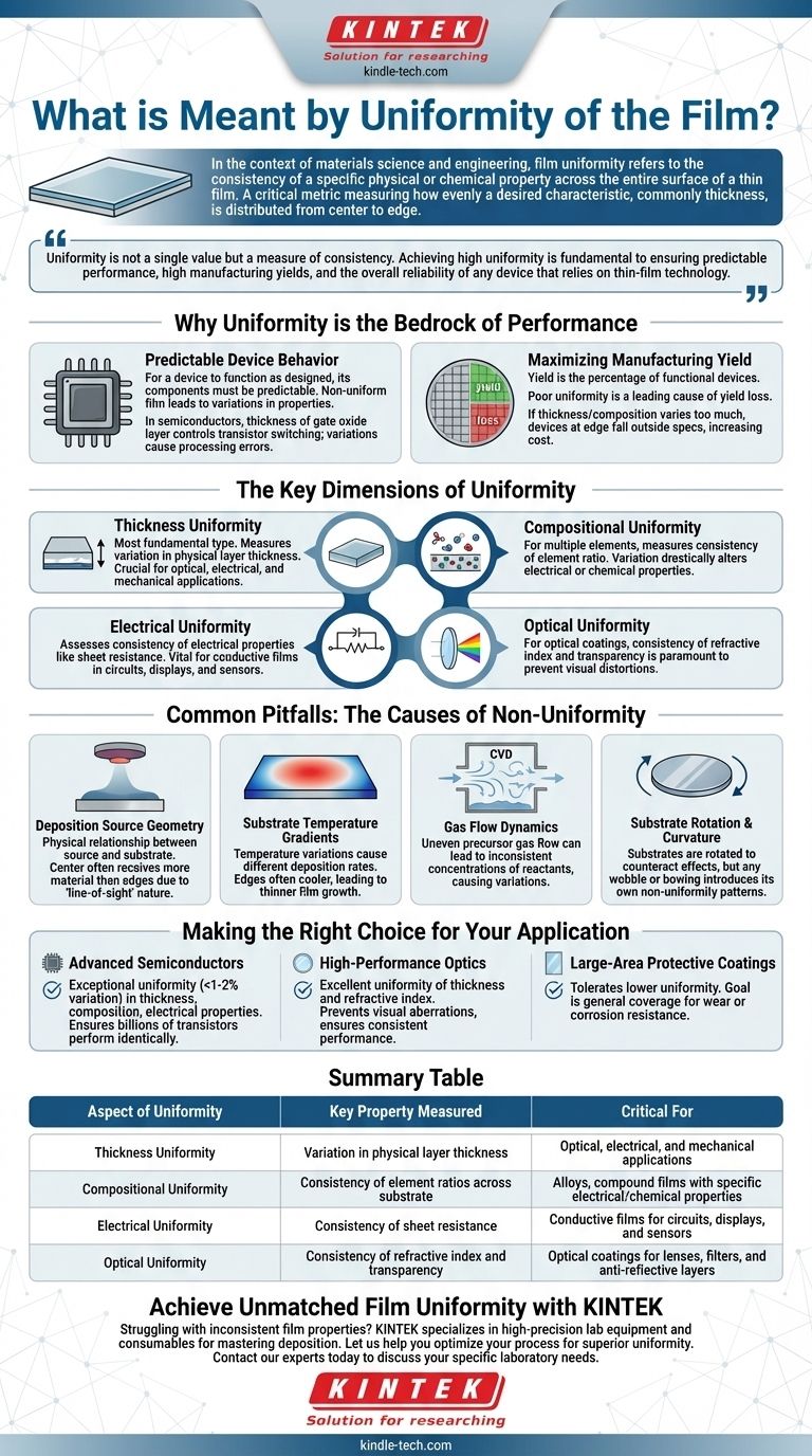 薄膜均匀性指的是什么？可靠薄膜性能的关键 图解指南