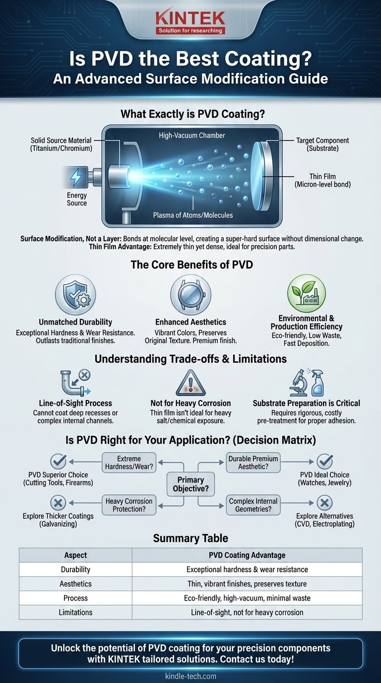 Le PVD est-il le meilleur revêtement ? Découvrez la solution ultime pour une durabilité extrême et une résistance à l'usure. Guide Visuel