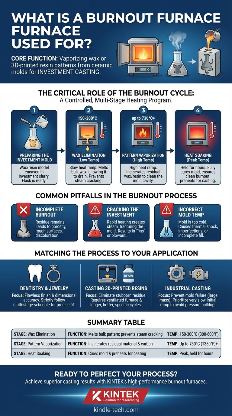 소각로는 무엇에 사용됩니까? 정밀 열 처리로 완벽한 주조물을 만드세요 시각적 가이드