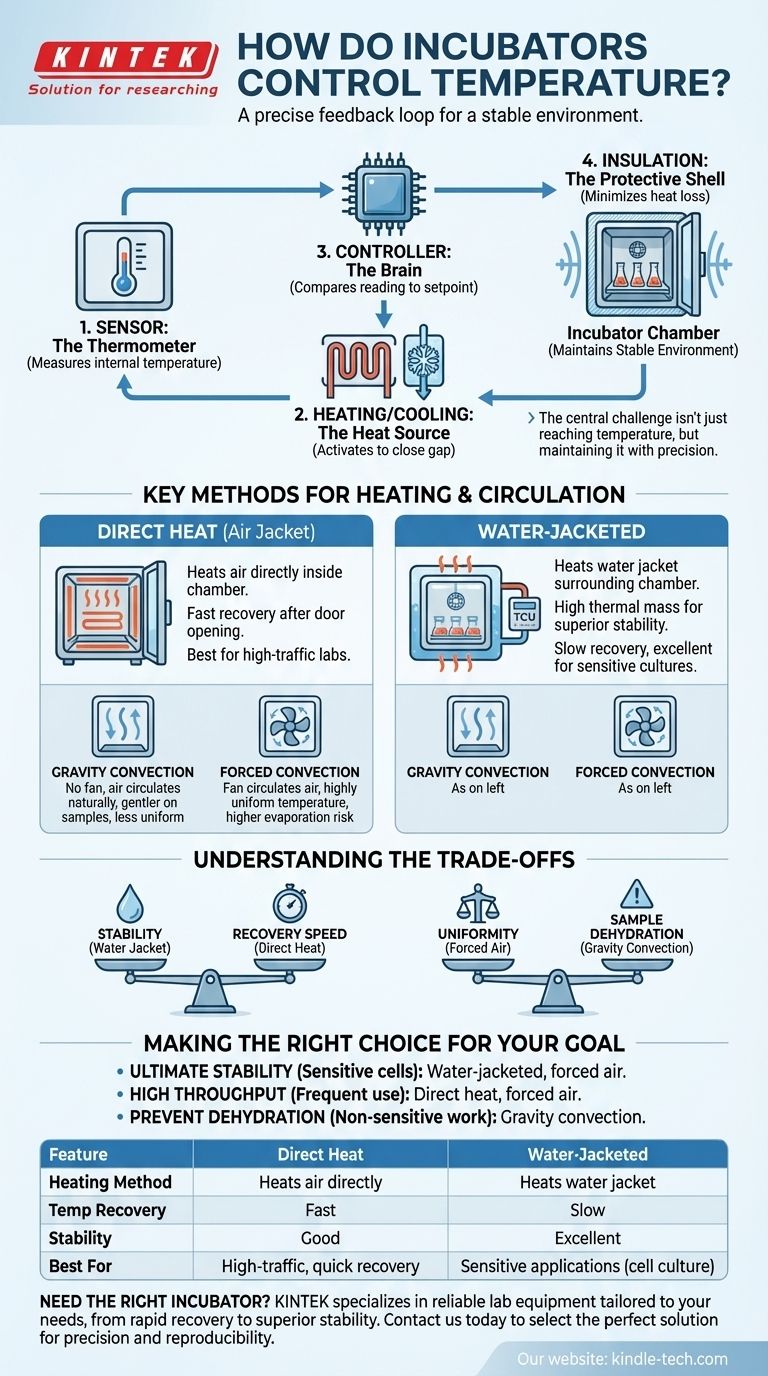Come controllano la temperatura le incubatrici? Una guida alla precisione e alla stabilità Guida Visiva