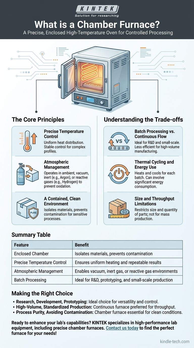 ¿Qué es un horno de cámara? Una guía para el procesamiento térmico de precisión Guía Visual