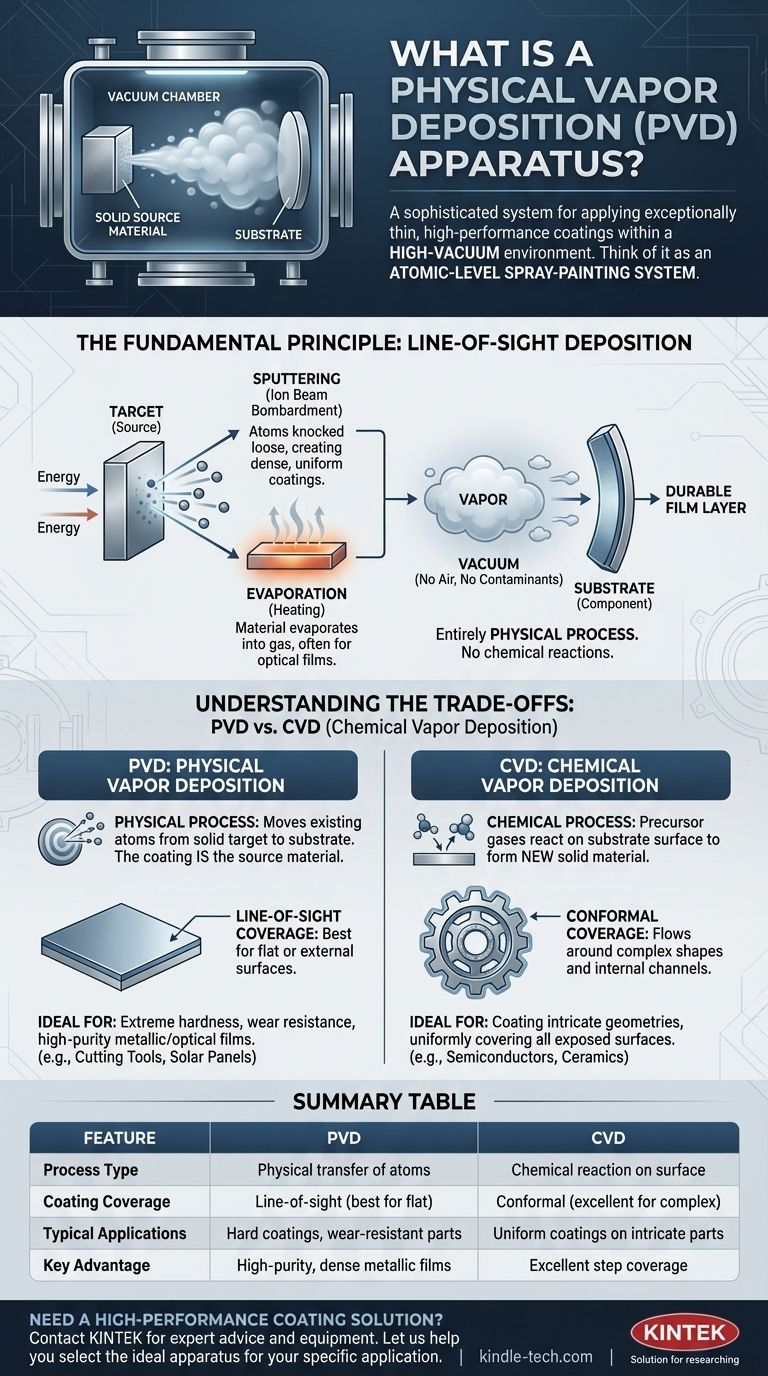 ما هو جهاز الترسيب الفيزيائي للبخار؟ دليل لتقنية طلاء الأغشية الرقيقة دليل مرئي