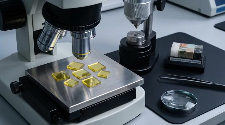 실험실에서 재배한 다이아몬드의 경도는 얼마입니까? 천연 다이아몬드만큼 단단합니다.