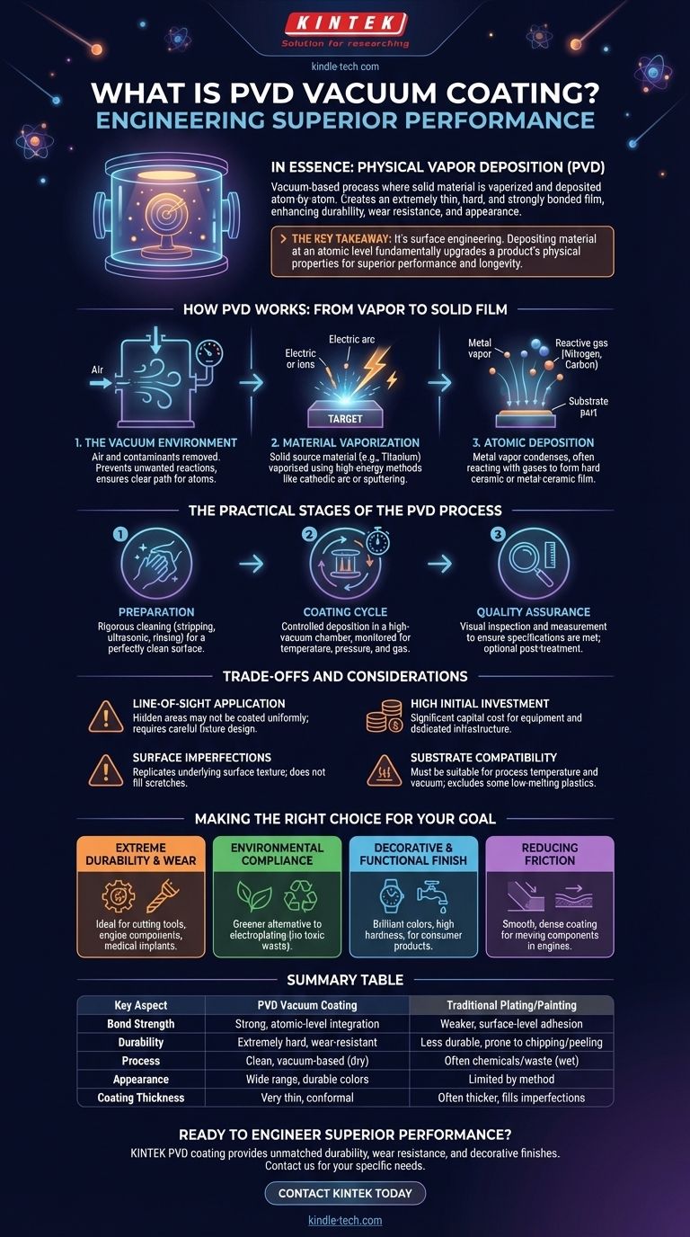 What is PVD vacuum coating? An Atomic-Level Upgrade for Superior Durability and Performance Visual Guide