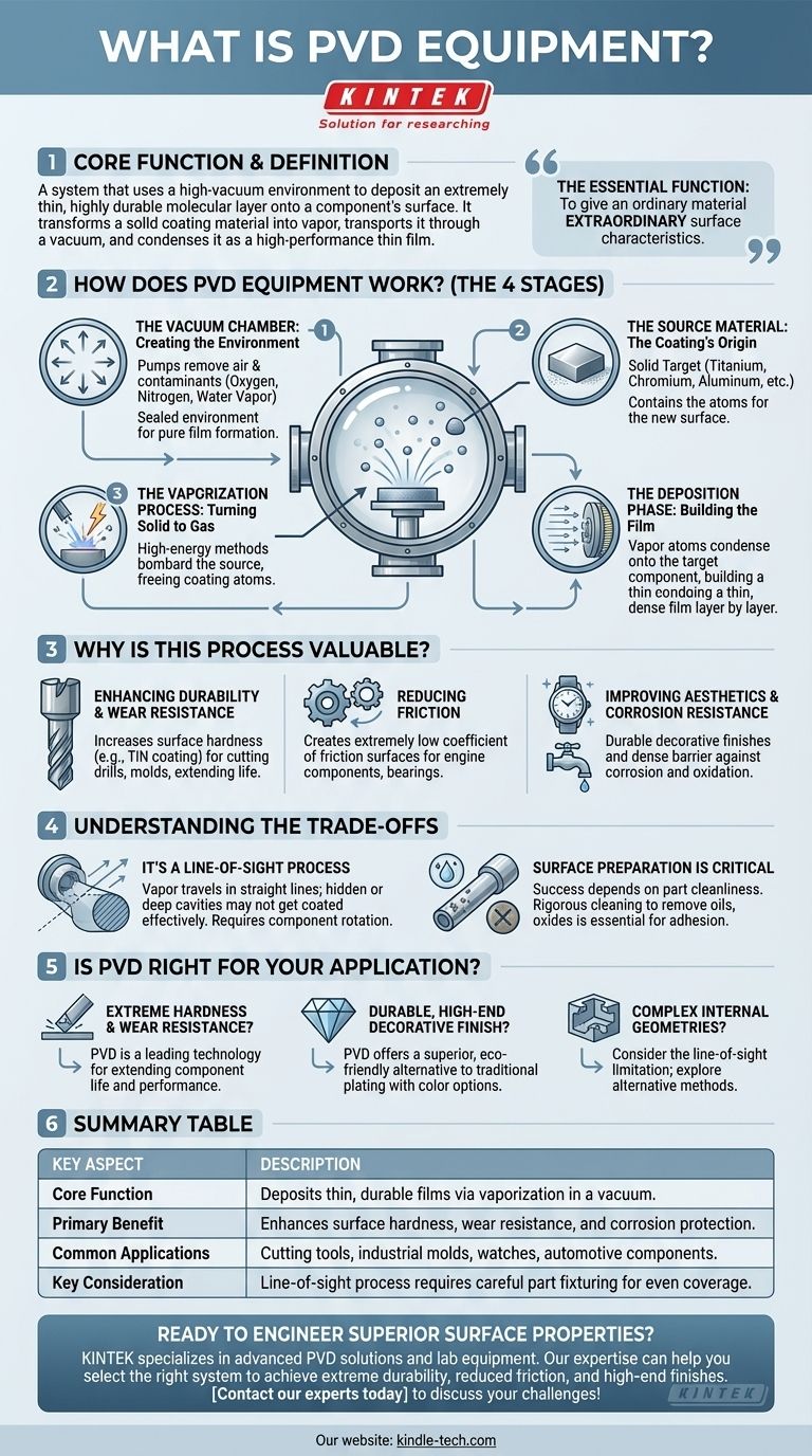 What is PVD equipment? A Guide to High-Performance Thin Film Deposition Visual Guide