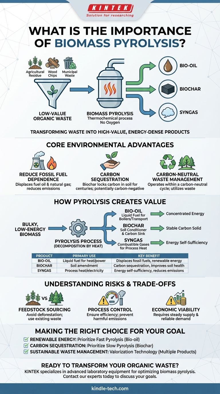 Welche Bedeutung hat die Biomassepyrolyse? Abfall in Brennstoff umwandeln, Kohlenstoffbindung und mehr Visuelle Anleitung