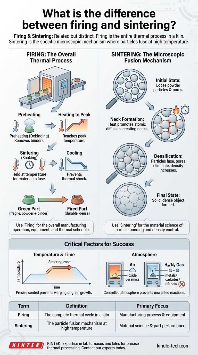 ما الفرق بين الحرق والتلبيد؟ أتقن العملية الحرارية للحصول على مواد أقوى دليل مرئي
