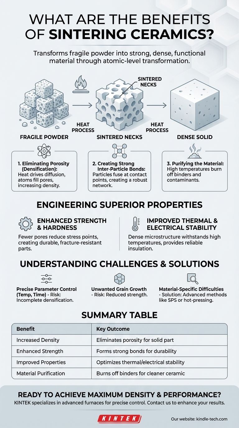 ما هي فوائد تلبيد السيراميك؟ أطلق العنان للقوة والأداء الفائقين دليل مرئي