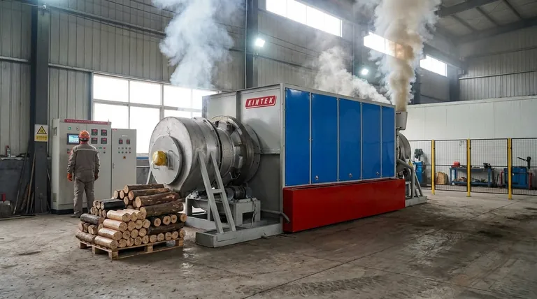 Как карбонизировать древесный уголь? Освойте 3-этапный процесс пиролиза для получения высокочистого углерода