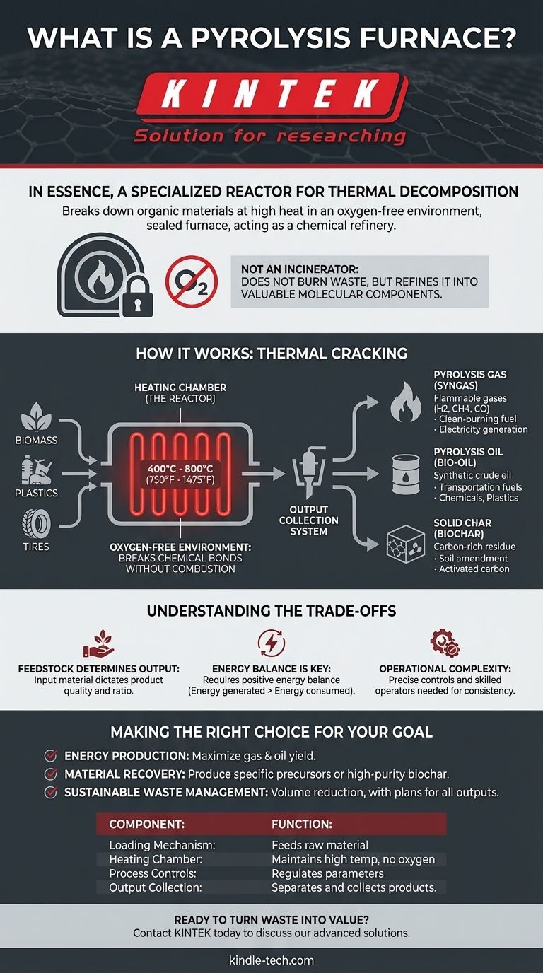 O que é um forno de pirólise? Uma Ferramenta para Converter Resíduos em Recursos Valiosos Guia Visual