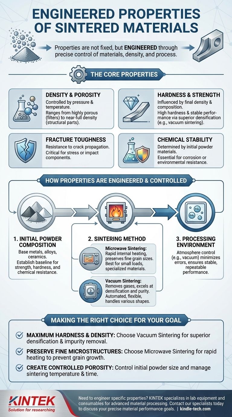 What are the properties of sintered materials? Engineer High-Performance Components Visual Guide