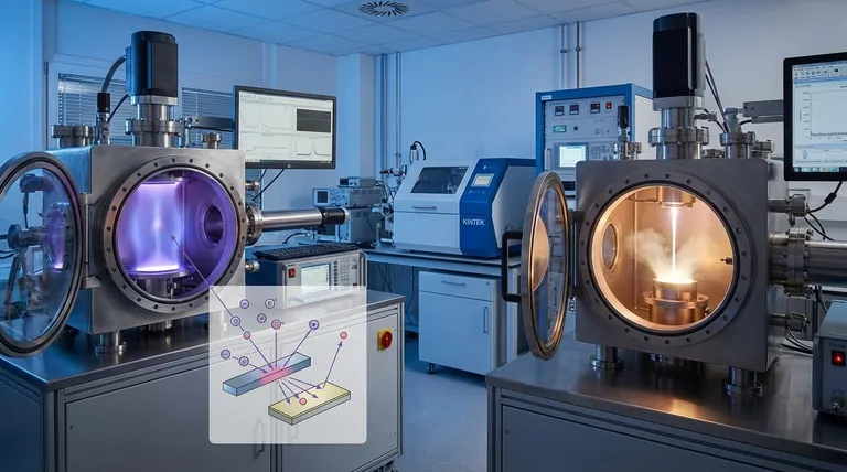 スパッタリングと電子ビーム蒸着の違いは何ですか?最適な薄膜成膜方法の選択