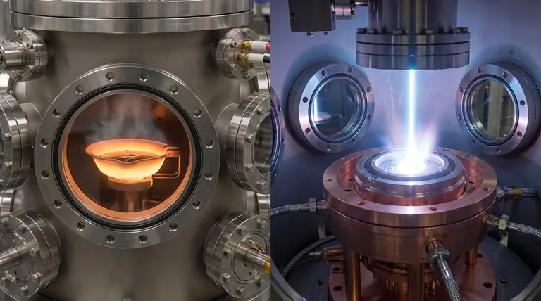 电子束蒸发和热蒸发有什么区别?选择正确PVD方法的指南