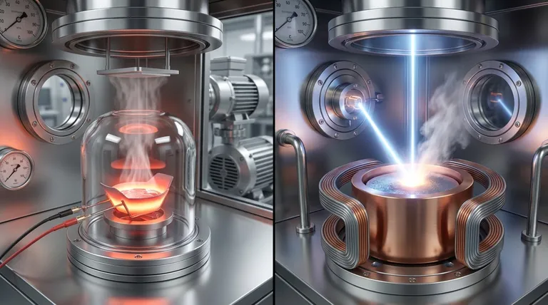 Quelle est la différence entre l'évaporation par faisceau d'électrons et l'évaporation thermique ? Choisissez la bonne méthode PVD pour vos matériaux