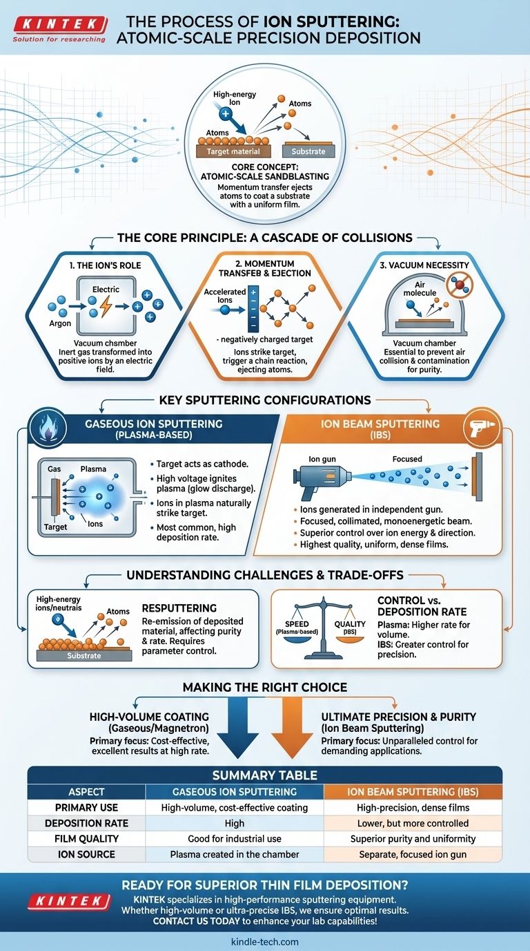 Qual é o processo de pulverização iônica (sputtering)? Um Guia para Deposição de Filmes Finos Guia Visual