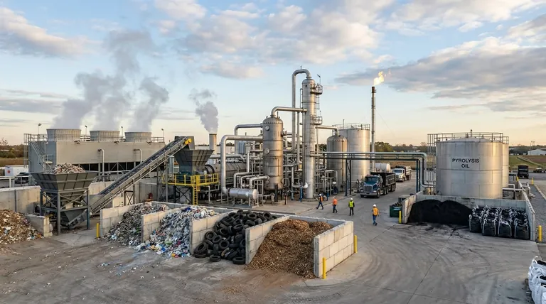 热解厂的用途是什么?将废物转化为燃料和有价值的产品