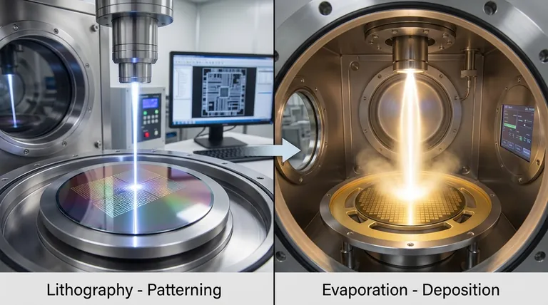蒸发和电子束光刻之间有什么区别？理解图案化与沉积