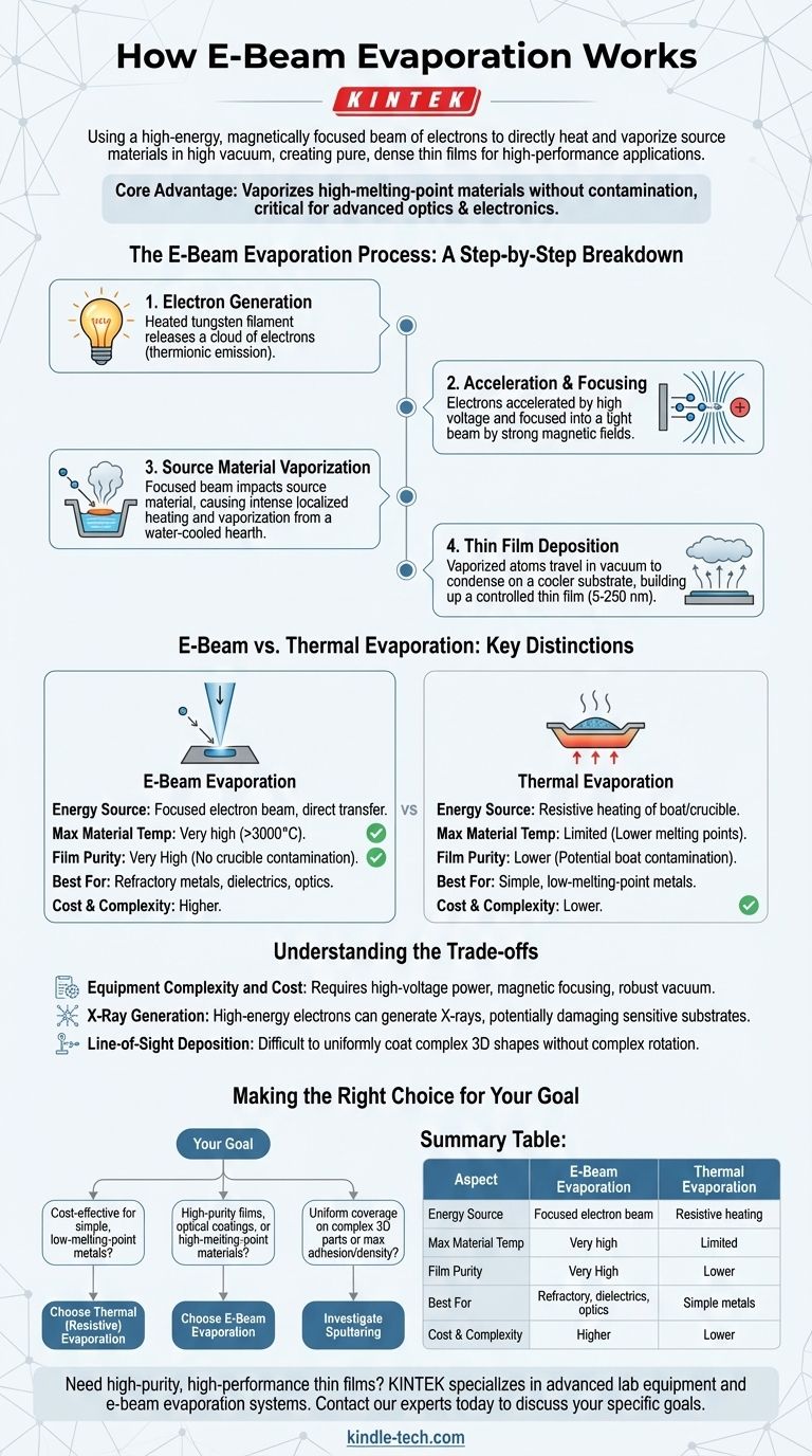 电子束蒸发是如何工作的？为严苛应用实现高纯度薄膜 图解指南