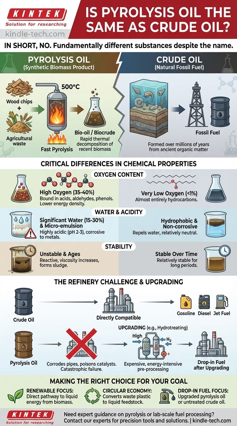 热解油和原油是一样的吗？不是，以下是它们之间存在差异的原因。 图解指南