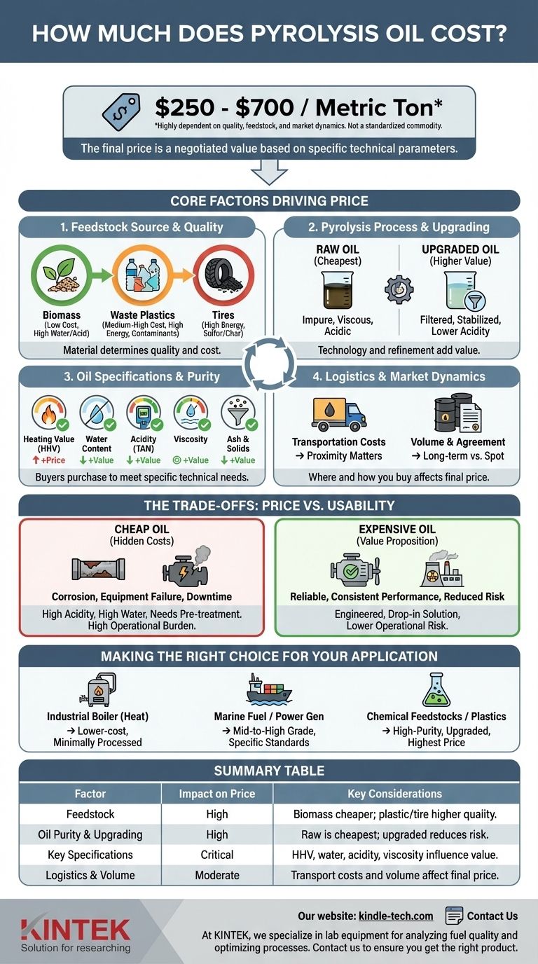 ¿Cuánto cuesta el aceite de pirólisis? Una guía de precios basada en la calidad y la aplicación Guía Visual